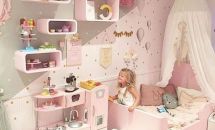 Ý tưởng trang trí phòng ngủ dễ thương cho con gái